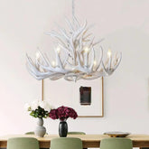 Natural Sculpture White Modern Chandelier - Clowas